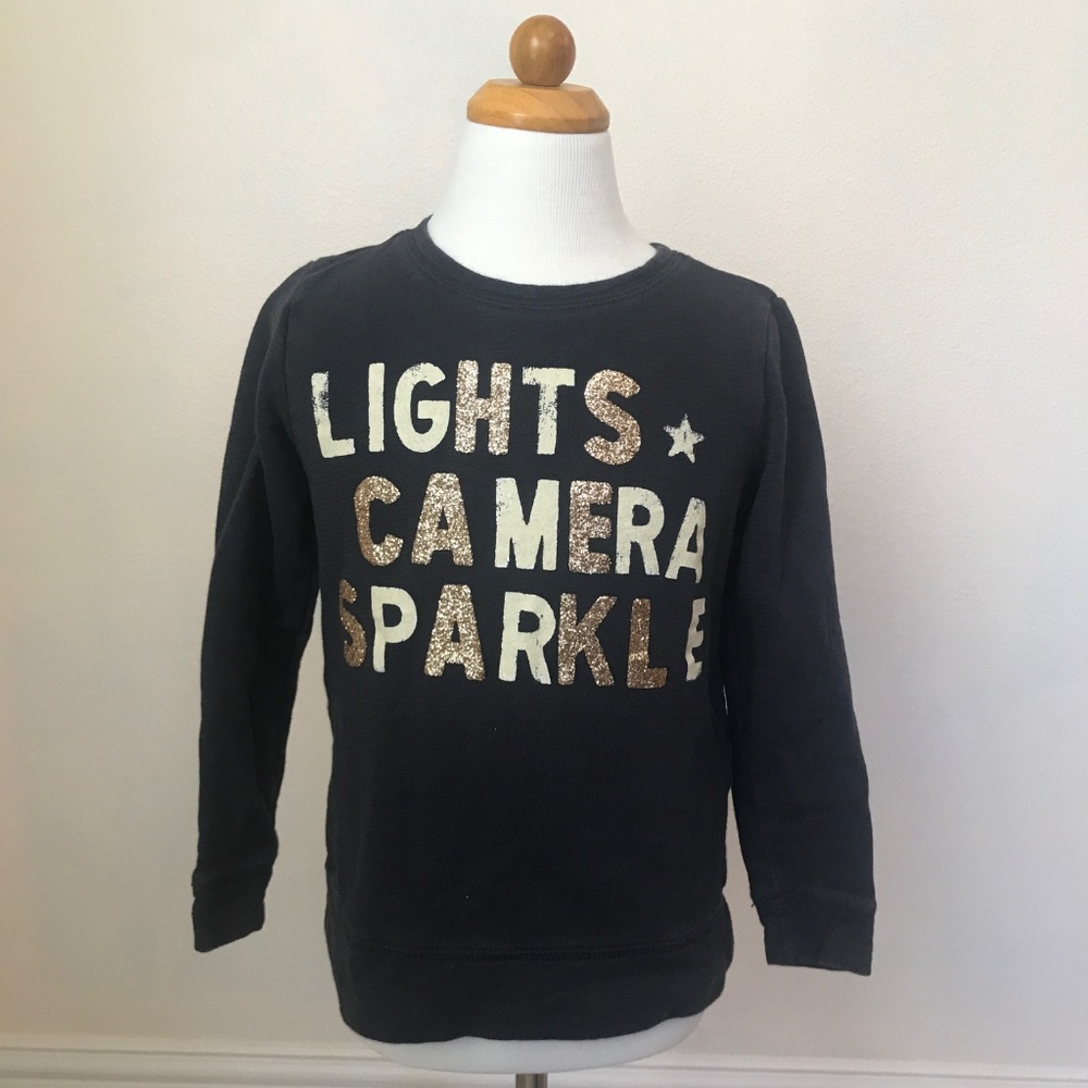 Lights Camera Sparkle Sweatshirt